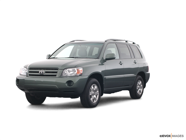 Representative 2005 Toyota Highlander, front three-quarter view