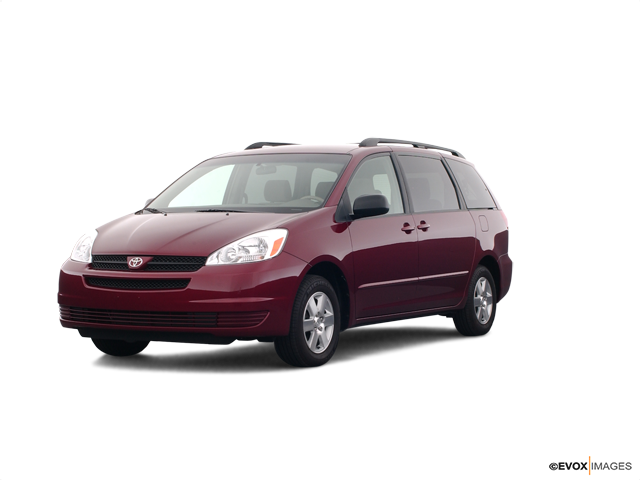 Representative 2005 Toyota Sienna, front three-quarter view