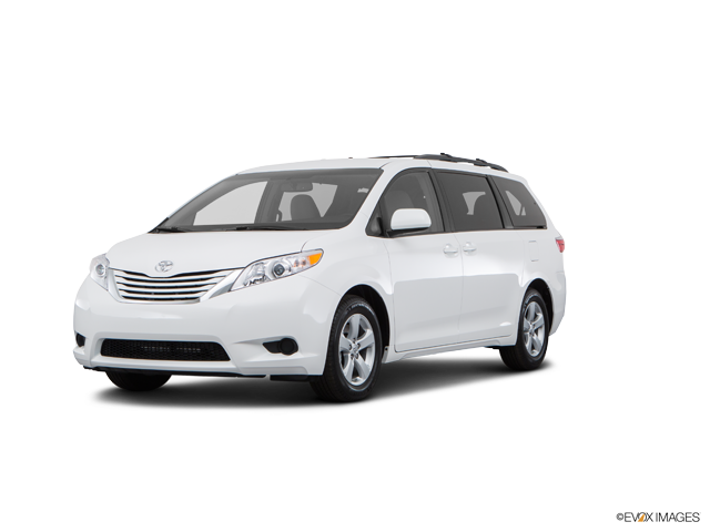 Representative 2016 Toyota Sienna, front three-quarter view