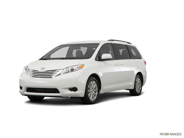 Representative 2017 Toyota Sienna, front three-quarter view