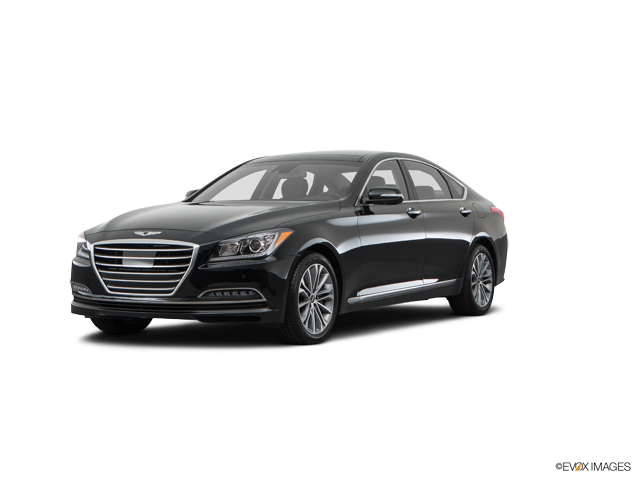 Representative 2017 Genesis G80, front three-quarter view