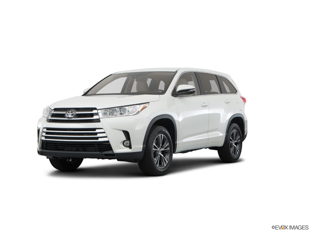 Representative 2017 Toyota Highlander, front three-quarter view