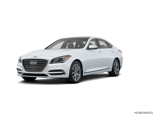 Representative 2018 Genesis G80, front three-quarter view