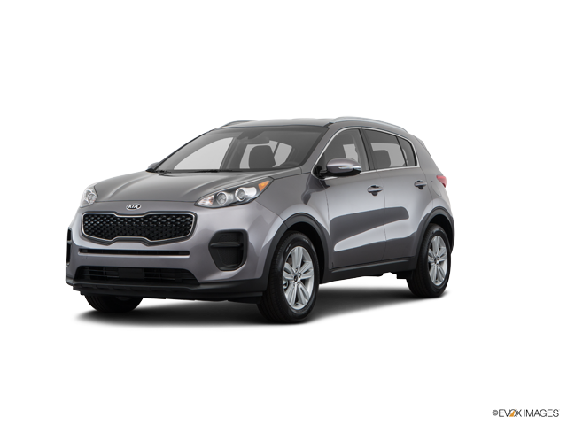 Representative 2018 Kia Sportage, front three-quarter view