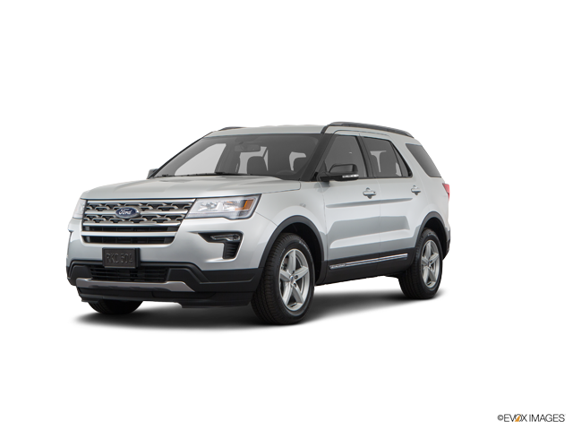 Representative 2018 Ford Explorer, front three-quarter view