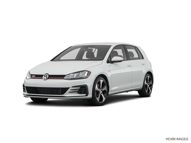 Representative 2018 Volkswagen Golf GTI, front three-quarter view