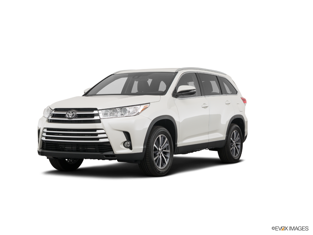Representative 2019 Toyota Highlander, front three-quarter view