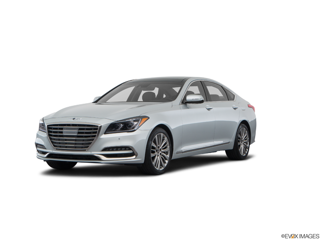 Representative 2019 Genesis G80, front three-quarter view