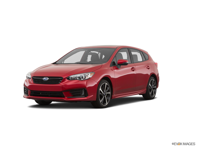 Representative 2020 Subaru Impreza, front three-quarter view
