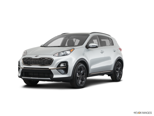 Representative 2021 Kia Sportage, front three-quarter view