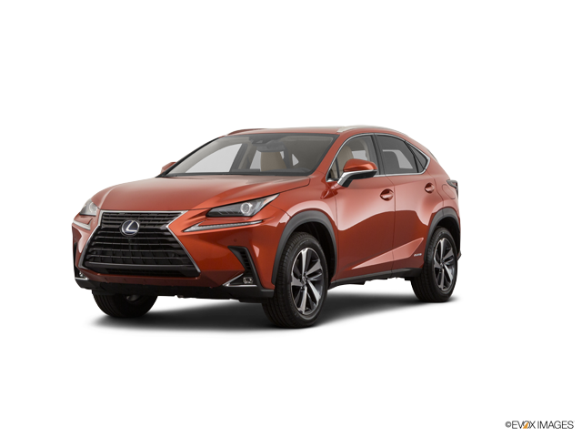 Representative 2021 Lexus NX, front three-quarter view