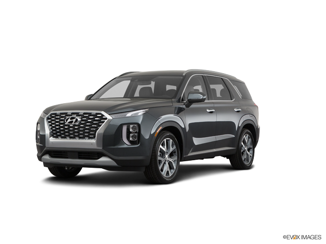 Representative 2021 Hyundai Palisade, front three-quarter view