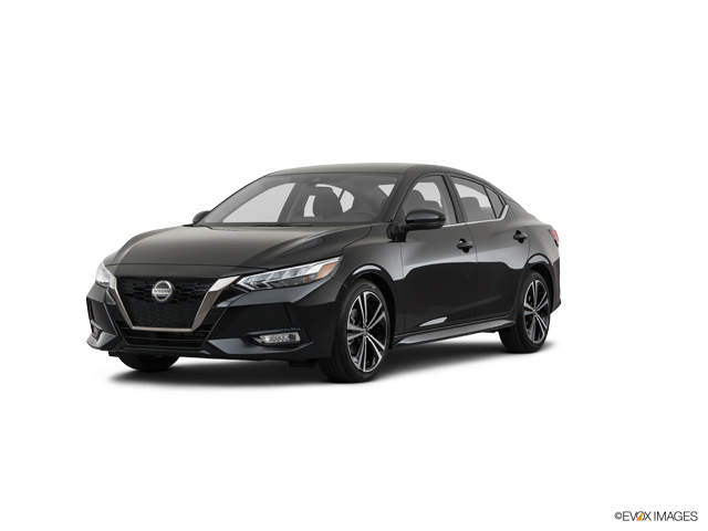 Representative 2021 Nissan Sentra, front three-quarter view