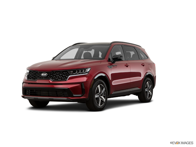 Representative 2021 Kia Sorento, front three-quarter view