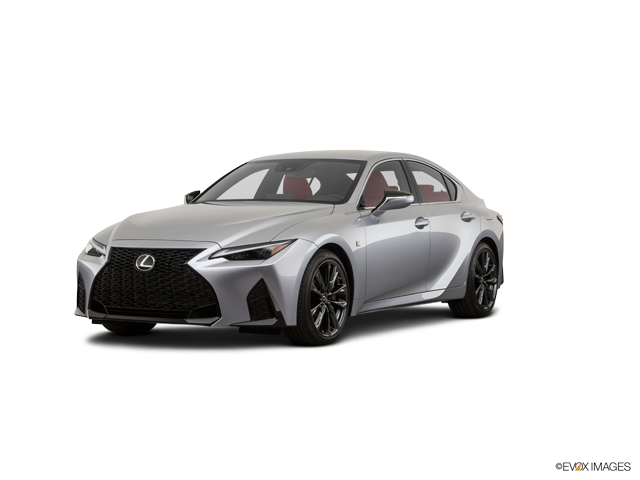 Representative 2021 Lexus IS, front three-quarter view