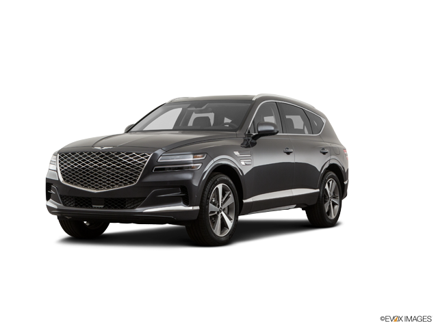 Representative 2021 Genesis Gv80, front three-quarter view