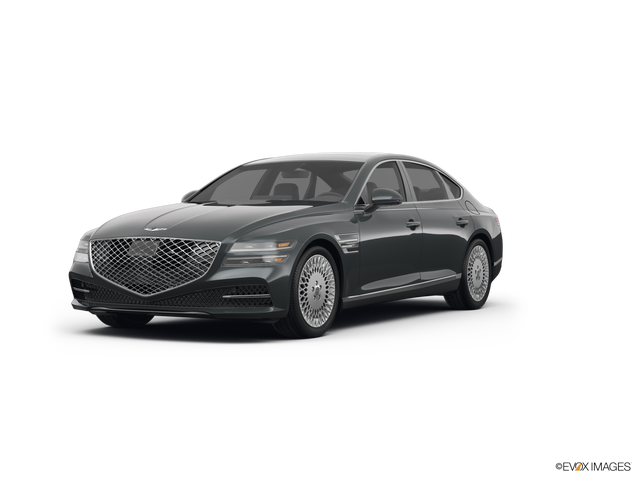 Representative 2022 Genesis G80, front three-quarter view