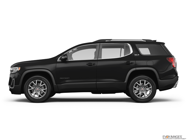 Representative 2023 GMC Acadia, front three-quarter view