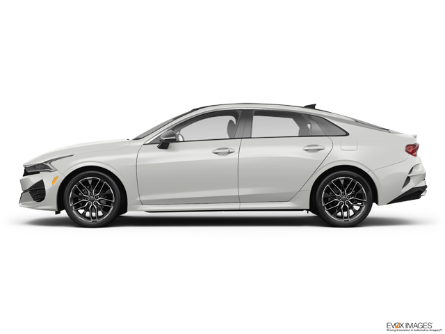 Representative 2023 Kia K5, front three-quarter view