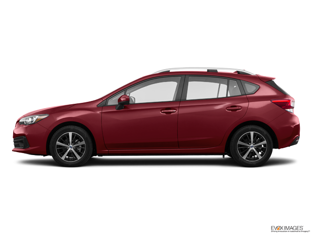 Representative 2023 Subaru Impreza, front three-quarter view
