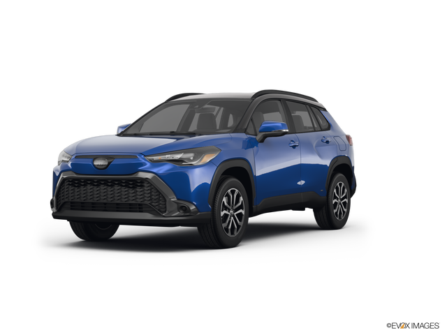 Representative 2023 Toyota Corolla Cross, front three-quarter view