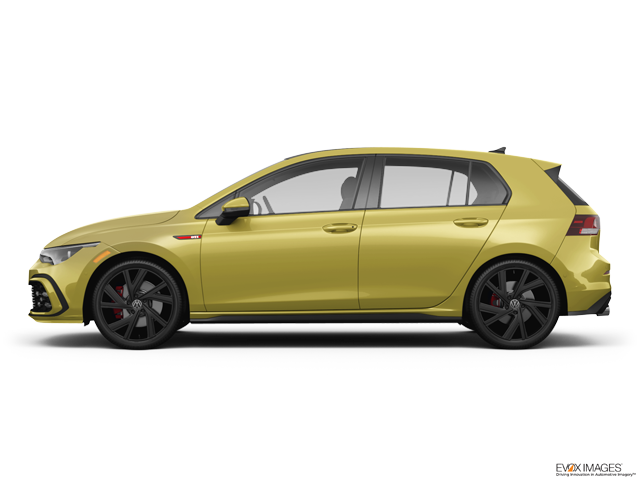 Representative 2023 Volkswagen Golf GTI, front three-quarter view
