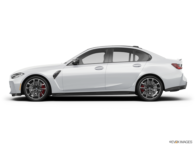 Representative 2023 BMW M3, front three-quarter view