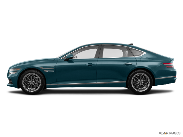 Representative 2024 Genesis G80, front three-quarter view