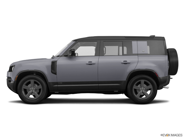 Representative 2025 Land Rover Defender 110, front three-quarter view