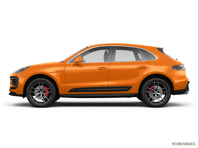 Representative 2025 Porsche Macan, front three-quarter view