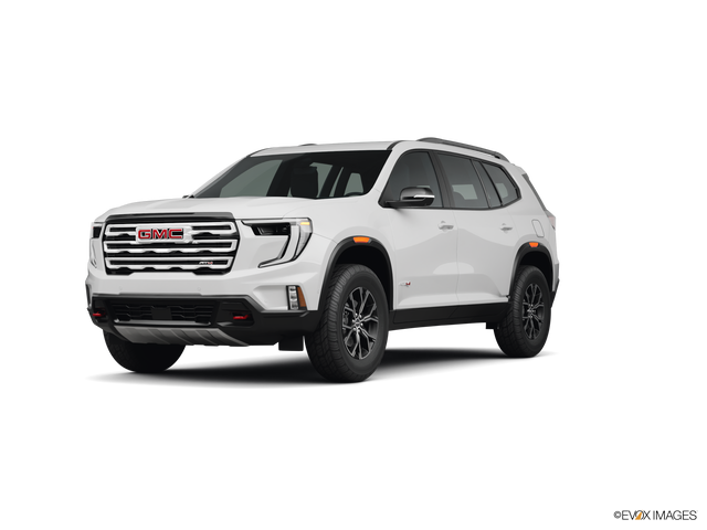 Representative 2024 GMC Acadia, front three-quarter view