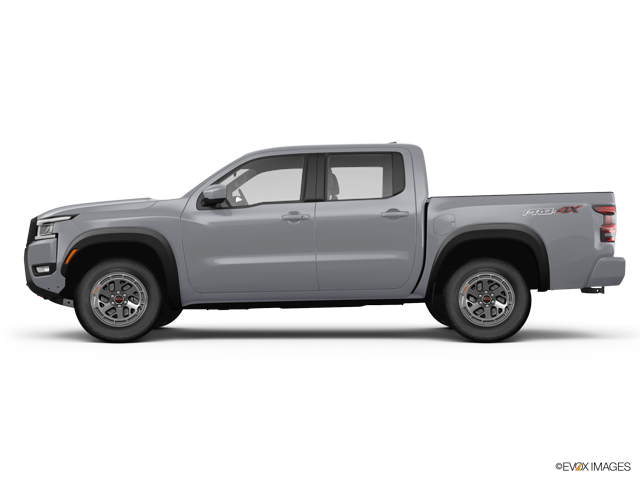 Representative 2025 Nissan Frontier, front three-quarter view