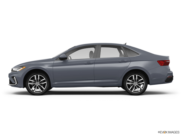 Representative 2025 Volkswagen Jetta, front three-quarter view