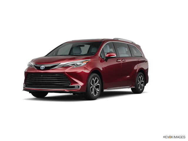 Representative 2025 Toyota Sienna, front three-quarter view