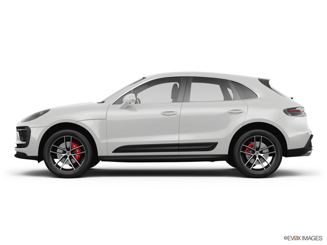 Representative 2026 Porsche Macan, front three-quarter view