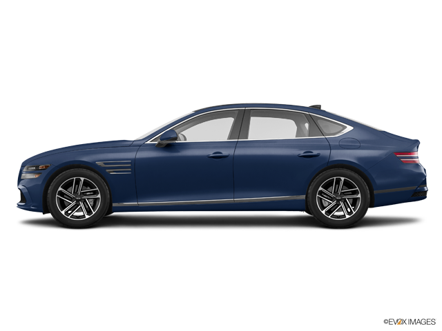 Representative 2026 Genesis G80, front three-quarter view