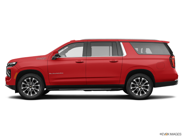 Representative 2026 Chevrolet Suburban, front three-quarter view