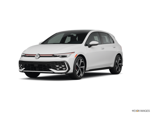 Representative 2025 Volkswagen Golf GTI, front three-quarter view