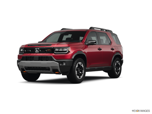 Representative 2026 Honda Passport, front three-quarter view