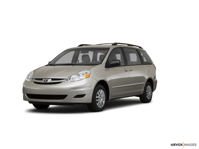 Representative 2010 Toyota Sienna, front three-quarter view