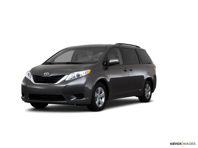 Representative 2011 Toyota Sienna, front three-quarter view