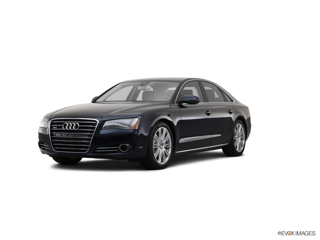 Representative 2013 Audi A8, front three-quarter view