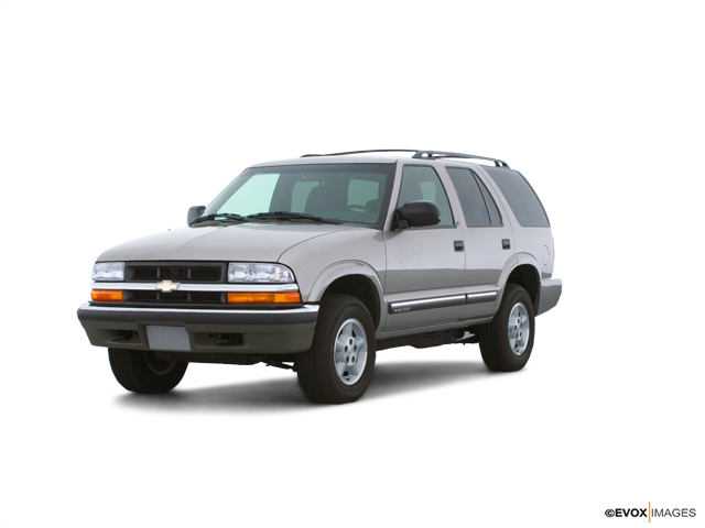 Representative 2002 Chevrolet Blazer, front three-quarter view